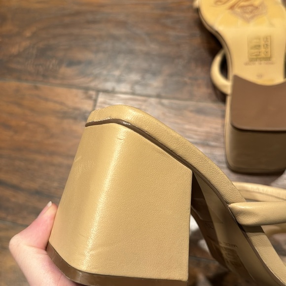 NEW! Free People Double Strap Parker Heel In Dune - Size 39 EU - Picture 14 of 16